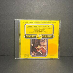 Jorge Bolet Plays Liszt Piano Concerto No 1 Compact Bescol Classics Classical CD